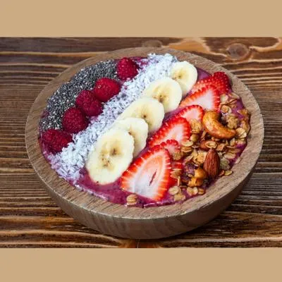 Smoothie Bowl μπανάνα φράουλα VKDIET